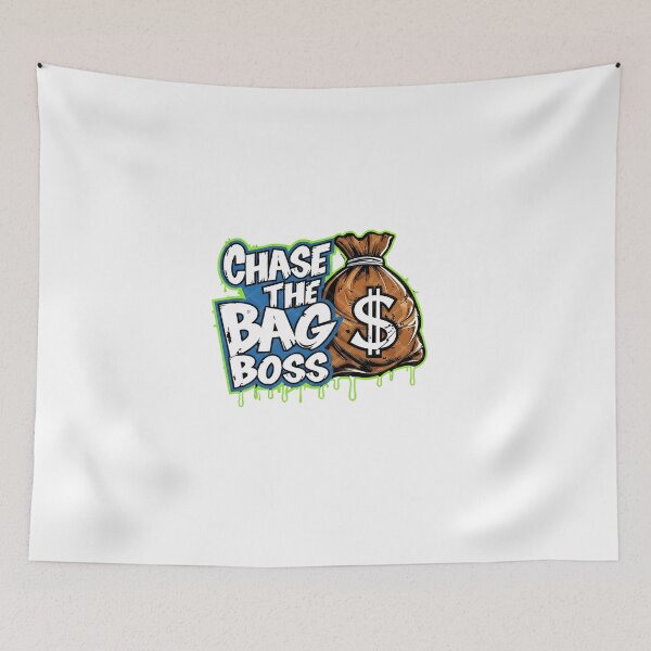 Item preview, Chase The Bag Boss - Graffiti Money Bag Hustle Art designed and sold by Latikshop.