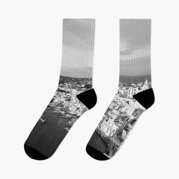 Item preview, Marina di Corricella View 1 - Procida -BW designed and sold by Anita's & Bella's Art.