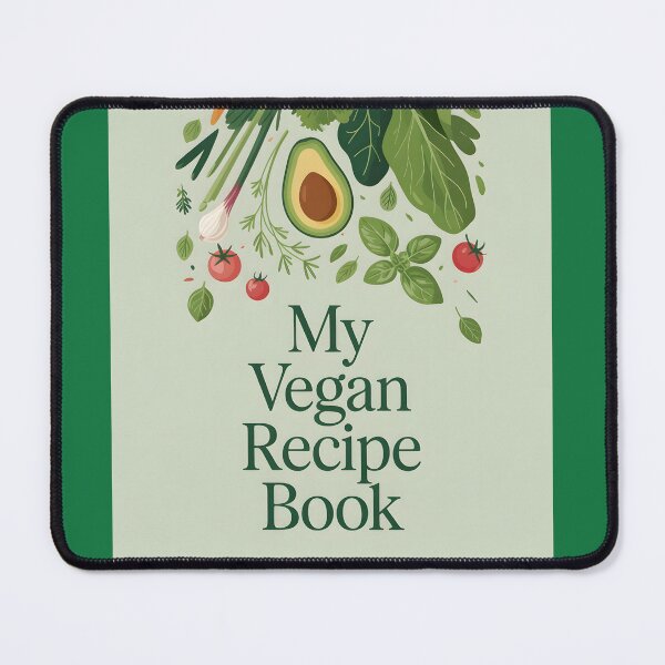 Item preview, My Vegan Recipe Book – Minimal Botanical Plant Based Food Design designed and sold by Viktorio Art Shop.