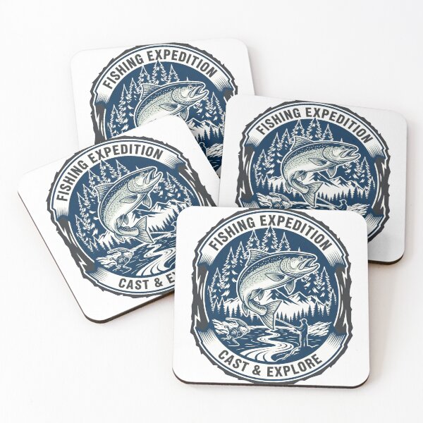 Item preview, Fishing Expedition — Cast & Explore Trout Adventure Illustration designed and sold by unthinkabletees.