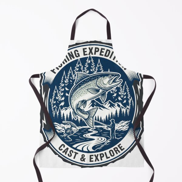 Item preview, Fishing Expedition — Cast & Explore Trout Adventure Illustration designed and sold by unthinkabletees.