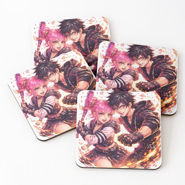Item preview, Anime Battle Duo Illustration designed and sold by Amr Siam.