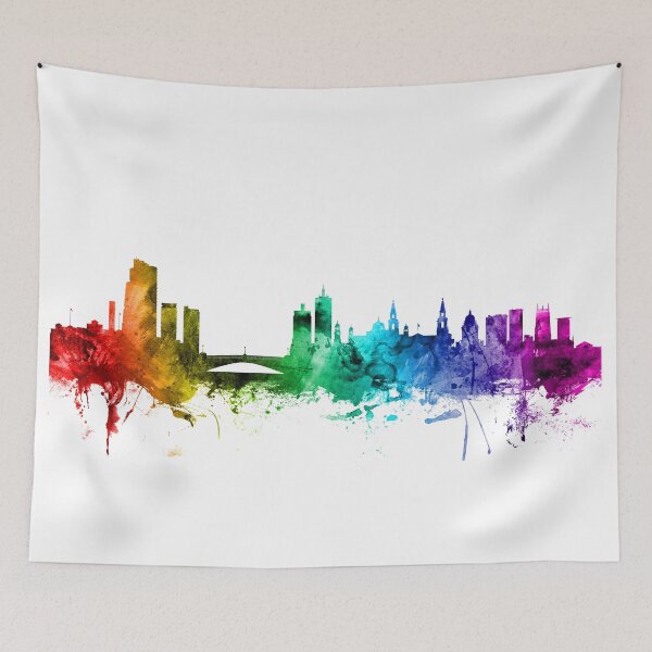 Item preview, Leeds England Skyline designed and sold by ArtPrints.