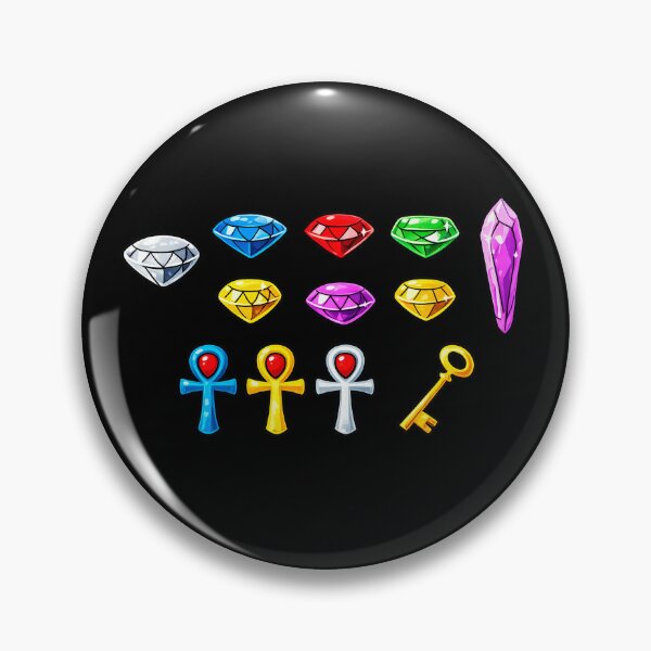 Item preview, Power Crystal Gem Icons Video Game designed and sold by DogLord.
