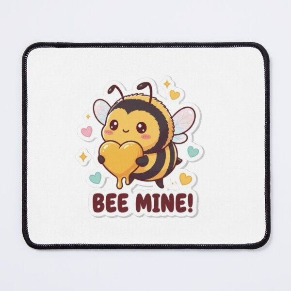 Item preview, Bee Mine Valentine - Cute Bumblebee Heart Illustration designed and sold by sma44.