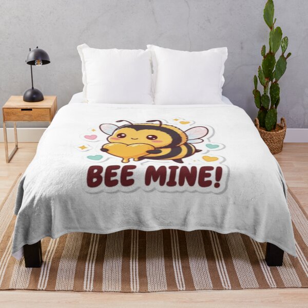 Item preview, Bee Mine Valentine - Cute Bumblebee Heart Illustration designed and sold by sma44.