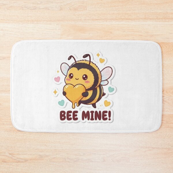 Item preview, Bee Mine Valentine - Cute Bumblebee Heart Illustration designed and sold by sma44.