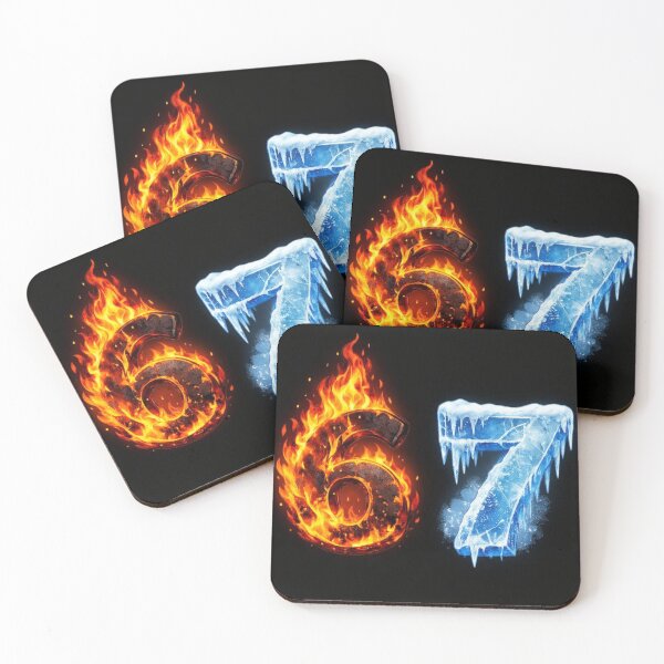 Item preview, 6 7 Fire and Ice 2026 designed and sold by footballstorico.