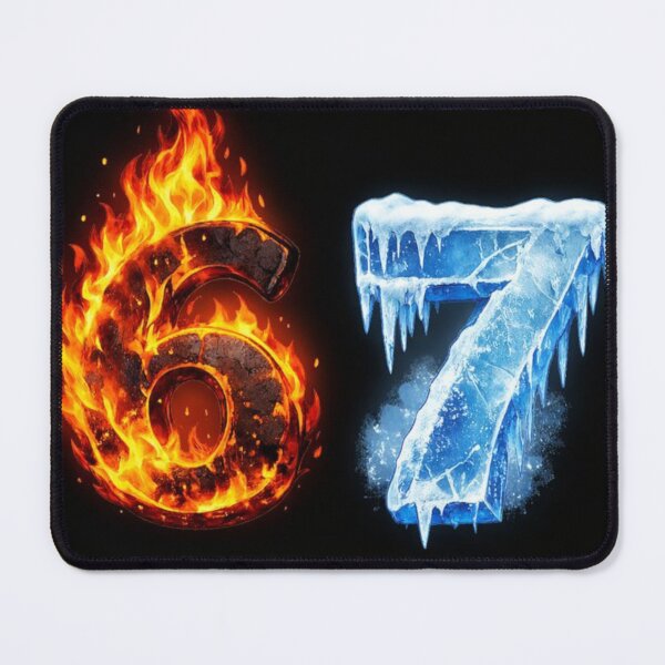 Item preview, 6 7 Fire and Ice 2026 designed and sold by footballstorico.