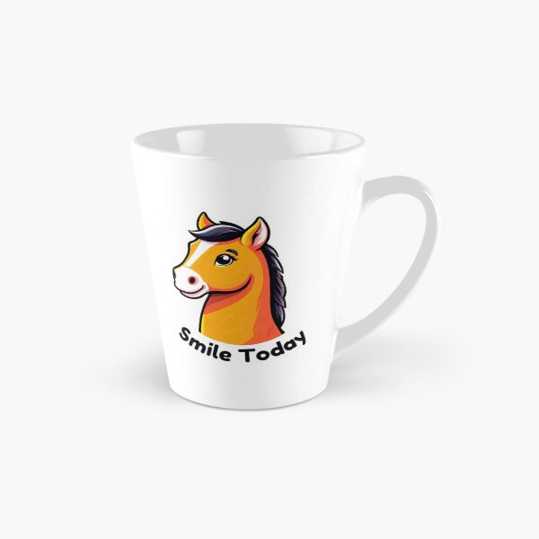 Item preview, Smile Today Horse Illustration designed and sold by ArtiQreate.