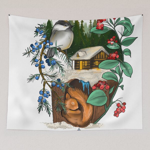 Item preview, Woodland winter  designed and sold by Cedarling.