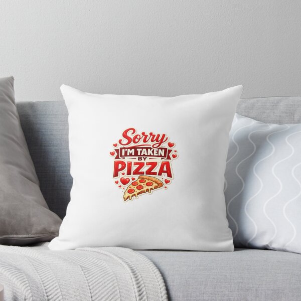 Item preview, Sorry I’m Taken by Pizza – Funny Valentine’s Day T-Shirt designed and sold by TinyVibes Studio.
