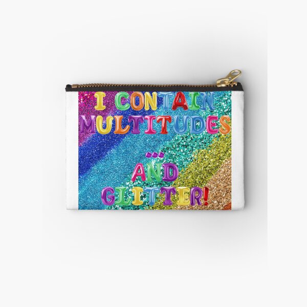 Item preview, ✴️ I CONTAIN MULTITUDES AND GLITTER ✴️ designed and sold by WheelieGdArt.