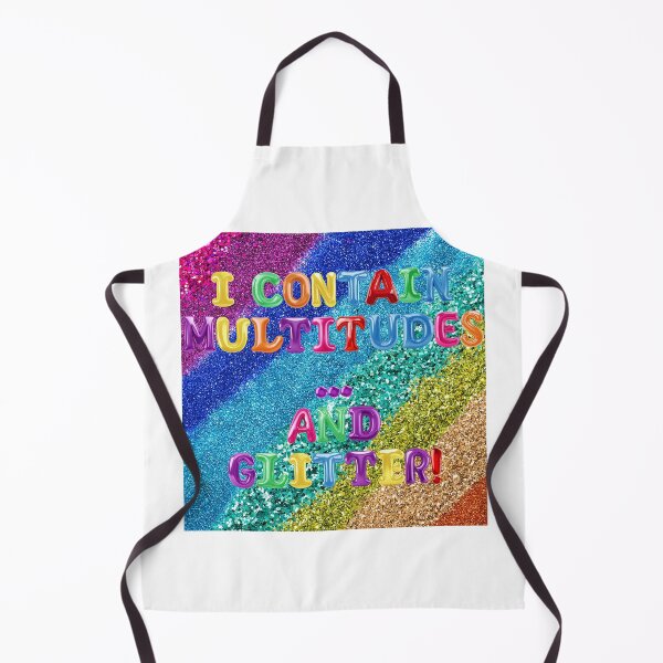 Item preview, ✴️ I CONTAIN MULTITUDES AND GLITTER ✴️ designed and sold by WheelieGdArt.