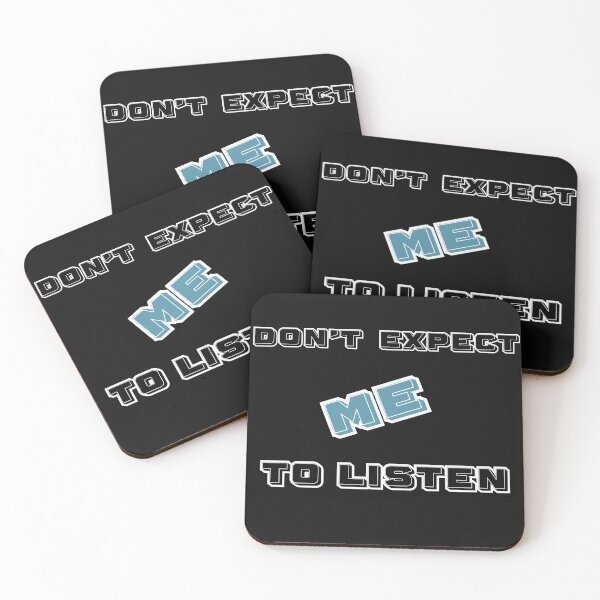 Item preview, Don't Expect Me to Listen designed and sold by THREAD VAULT.