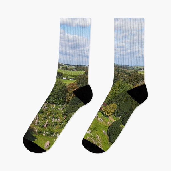 Item preview, Aerial drone view of Beckfords Tower at Lansdown Cemetery, Bath UK. designed and sold by DroneUk.