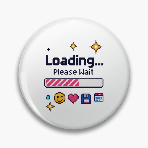 Item preview, Pixel Art Retro Loading Screen Loading Bar designed and sold by worldshopcolor.