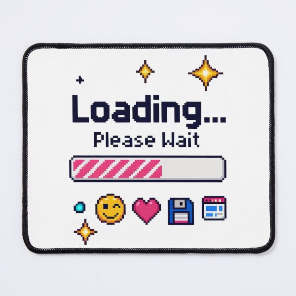 Item preview, Pixel Art Retro Loading Screen Loading Bar designed and sold by worldshopcolor.