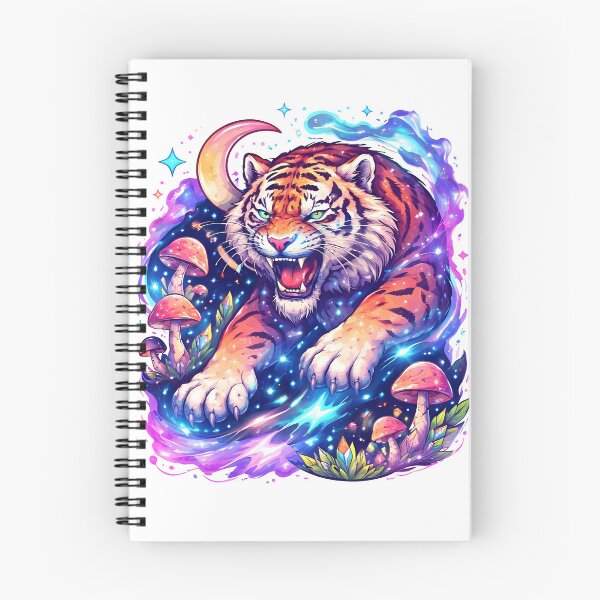 Item preview, Cosmic Tiger Fantasy Illustration designed and sold by Amr Siam.