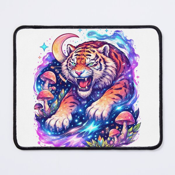 Item preview, Cosmic Tiger Fantasy Illustration designed and sold by Amr Siam.