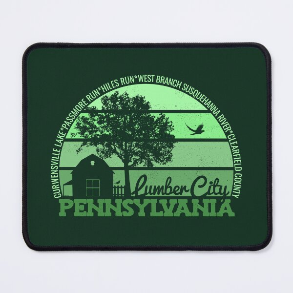 Item preview, Lumber City Pennsylvania Sunset Retro Vintage Local Pride Logo designed and sold by CRHPOD20.