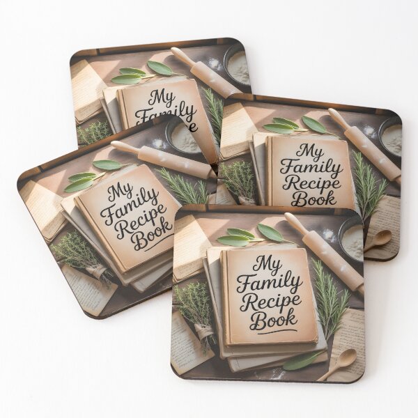 Item preview, My Family Recipe Book – Vintage Kitchen Cooking Aesthetic Design designed and sold by Viktorio Art Shop.