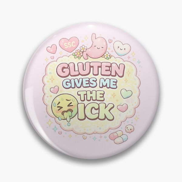 Item preview, Gluten Gives Me The Ick – TikTok Slang Gluten Free Meme Design designed and sold by My Gluten Free Life UK.