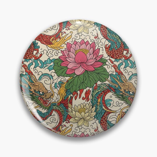 Item preview, Japanese Lotus & Dragon designed and sold by unthinkabletees.