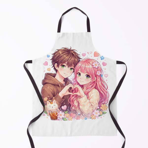 Item preview, Anime Cute Couple Illustration Love designed and sold by Amr Siam.