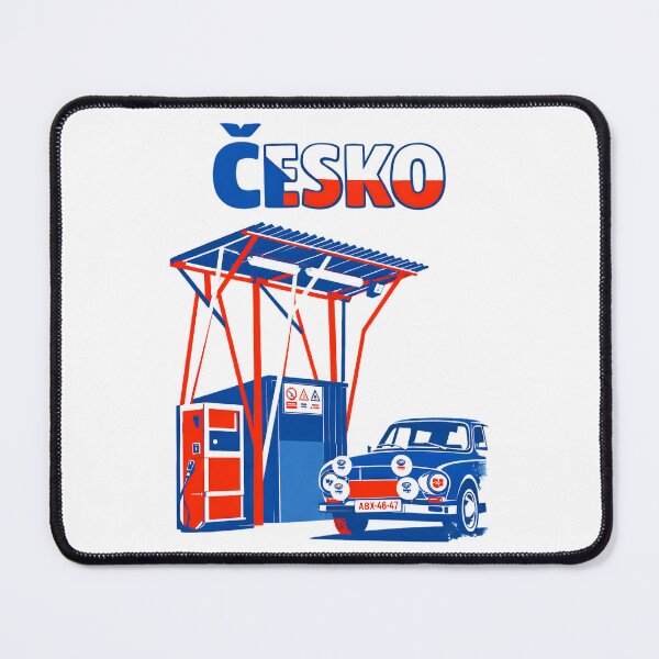 Item preview, Česko Retro Gas Station  designed and sold by Bohemia_Originals.