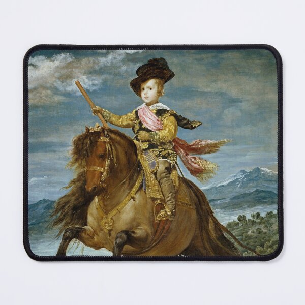 Item preview, Equestrian Portrait of Prince Balthasar Charles (1635) | Velázquez designed and sold by Oliveirallan.