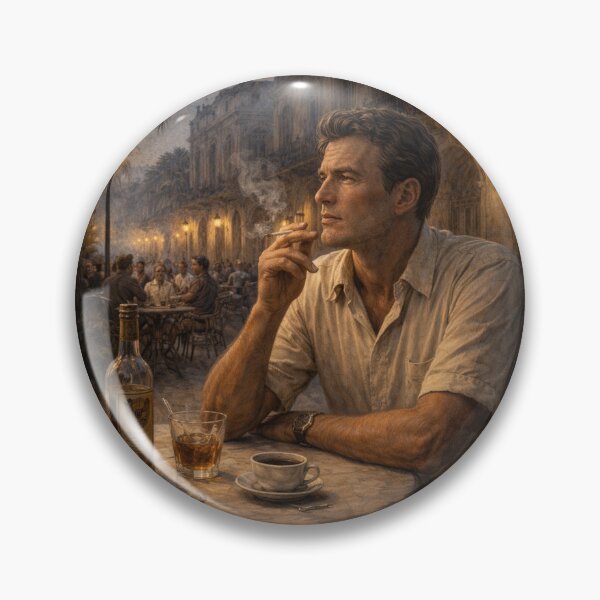 Item preview, Young Ernest Hemingway in Havana designed and sold by ObviousFoxx.