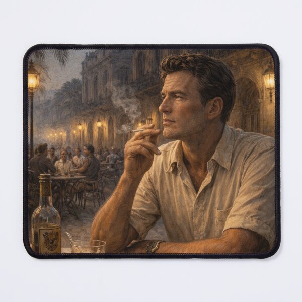 Item preview, Young Ernest Hemingway in Havana designed and sold by ObviousFoxx.