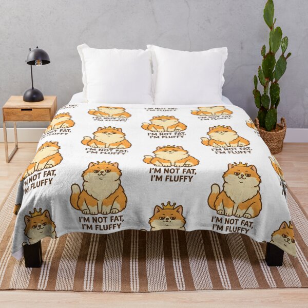 Item preview, I’m Not Fat, I’m Fluffy – Royal Ginger Cat designed and sold by Bettybee00.