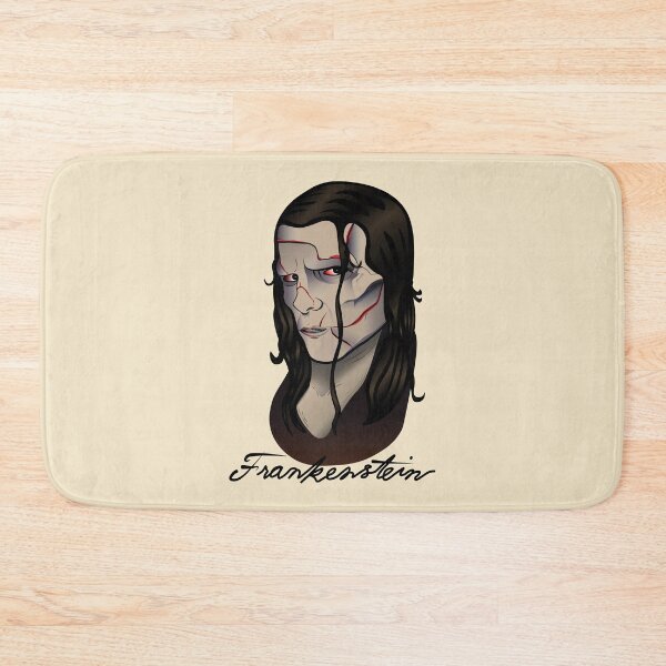 Item preview, Modern Frankenstein Portrait – Dark Gothic Illustration designed and sold by Renato Grieco.