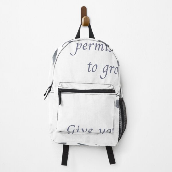 Item preview, Give Yourself Permission to Grow – Gentle Self Growth Quote Design designed and sold by CosmicCutouts.
