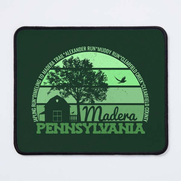 Item preview, Madera Pennsylvania Sunset Retro Vintage Local Pride Logo designed and sold by CRHPOD20.
