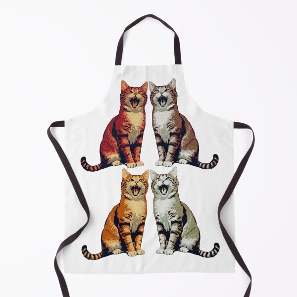 Item preview, Vintage Retro Yelling Cats designed and sold by RDproject.