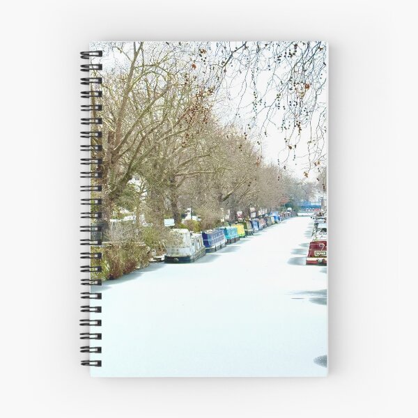 Item preview, Snowy London Scene, Little Venice, January 2026 designed and sold by The Running London Photographer.