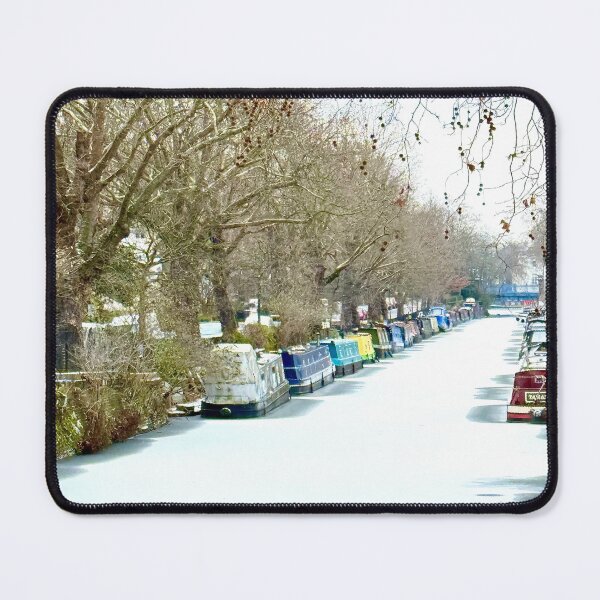 Item preview, Snowy London Scene, Little Venice, January 2026 designed and sold by The Running London Photographer.
