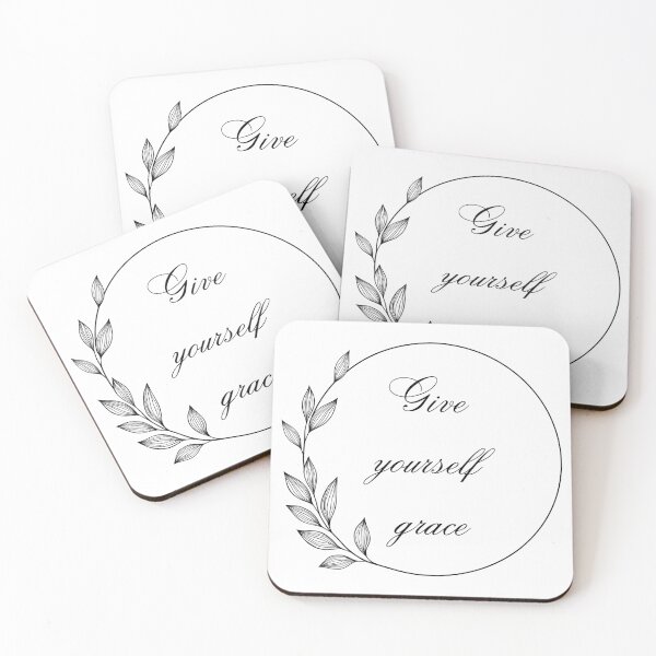 Item preview, Give Yourself Grace – Gentle Self Compassion Quote Design designed and sold by CosmicCutouts.