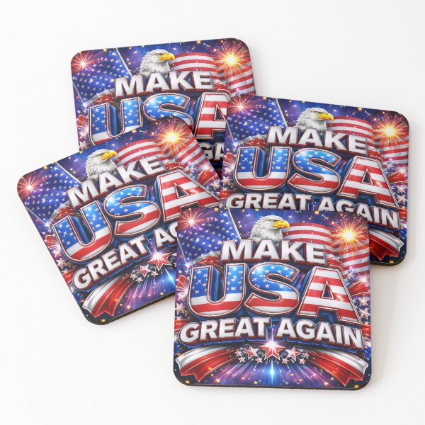 Item preview, Make USA Great Again – 3D Patriotic Eagle & Flag Art designed and sold by Imagetore.