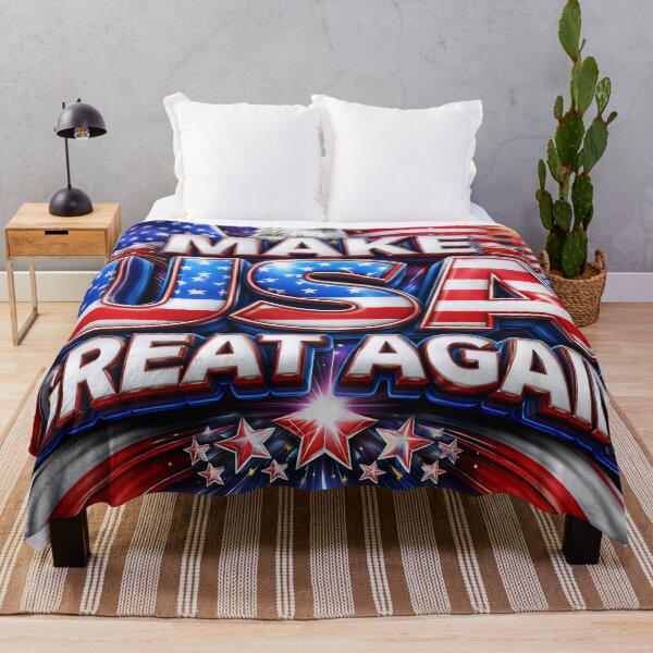 Item preview, Make USA Great Again – 3D Patriotic Eagle & Flag Art designed and sold by Imagetore.