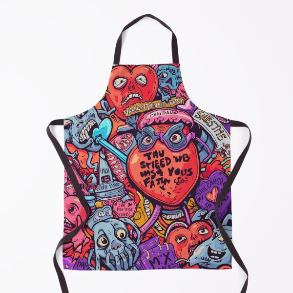 Item preview, Anti-Valentine’s Day Madness – Chaotic Love & Broken Hearts Cartoon Art designed and sold by Vvmd.