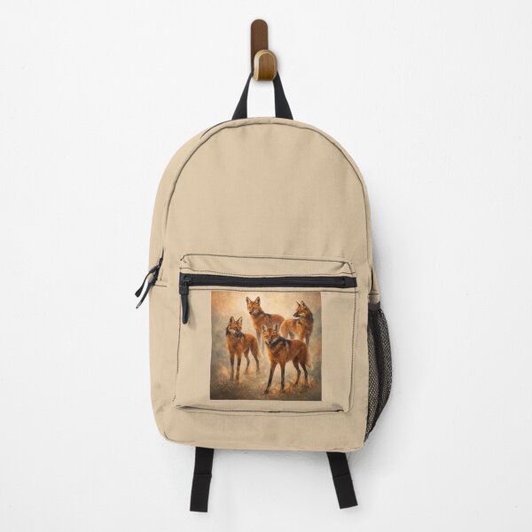 Item preview, Maned Wolf Pack – Geometric Wildlife Art designed and sold by GeoWild Designs.