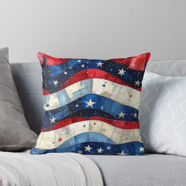 Item preview, Watercolor Star Spangle Seamless Repeat designed and sold by Sharon Schwalbe.