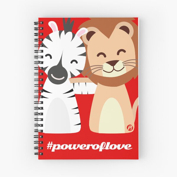 Item preview, Ilustración divertida de un león y una cebra enamorados: arte de animales de dibujos animados adorables designed and sold by Panda3 art.