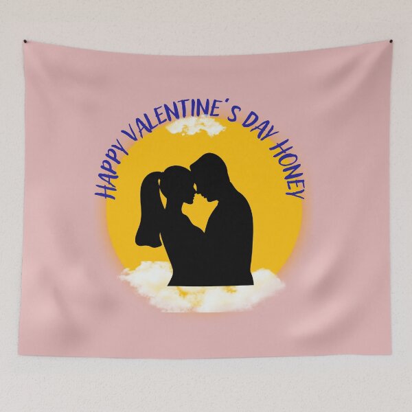 Item preview, Happy Valentine's Day Honey designed and sold by “Popvanta – pop-culture-t-shirt-store .