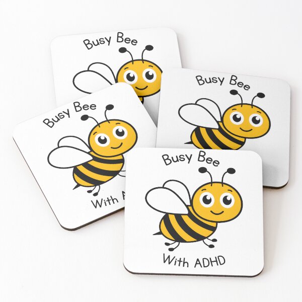 Item preview,  Busy Bee with ADHD cute and funny quote designed and sold by Marti’s Shop Corner.