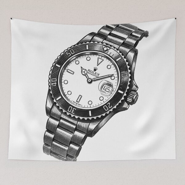 Item preview, Luxury Watch Illustration — Elegant Timepiece Design designed and sold by unthinkabletees.
